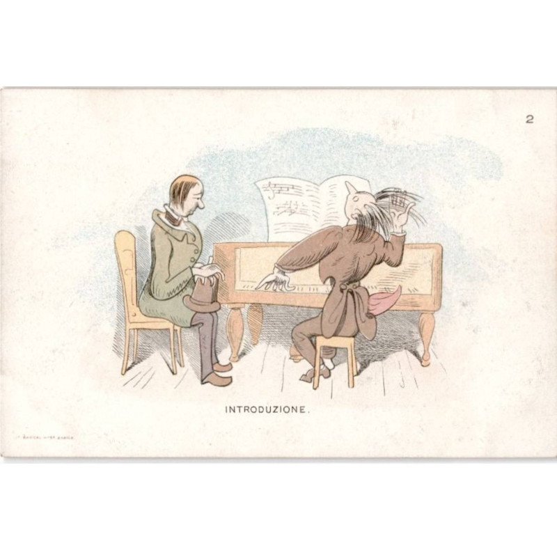 MUSIQUE: dessin, introduzione - très bon état