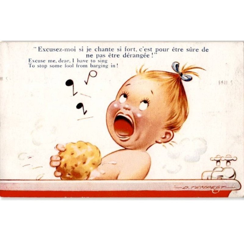 MUSIQUE: dessin, excusé-moi si je chante fort, c'est pour être sûre de ne pas être dérangée! - très bon état