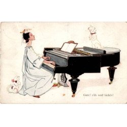 MUSIQUE: dessin, gare! s'ils sont lâchés! - très bon état