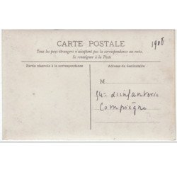 COMPIEGNE : carte photo du 54ème d'Infanterie en 1908 - très bon état
