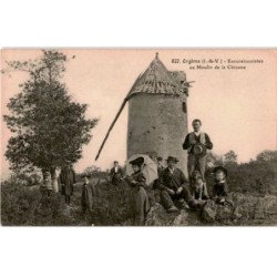 ORGERES: excursionnistes au moulin de la chicane - très bon état