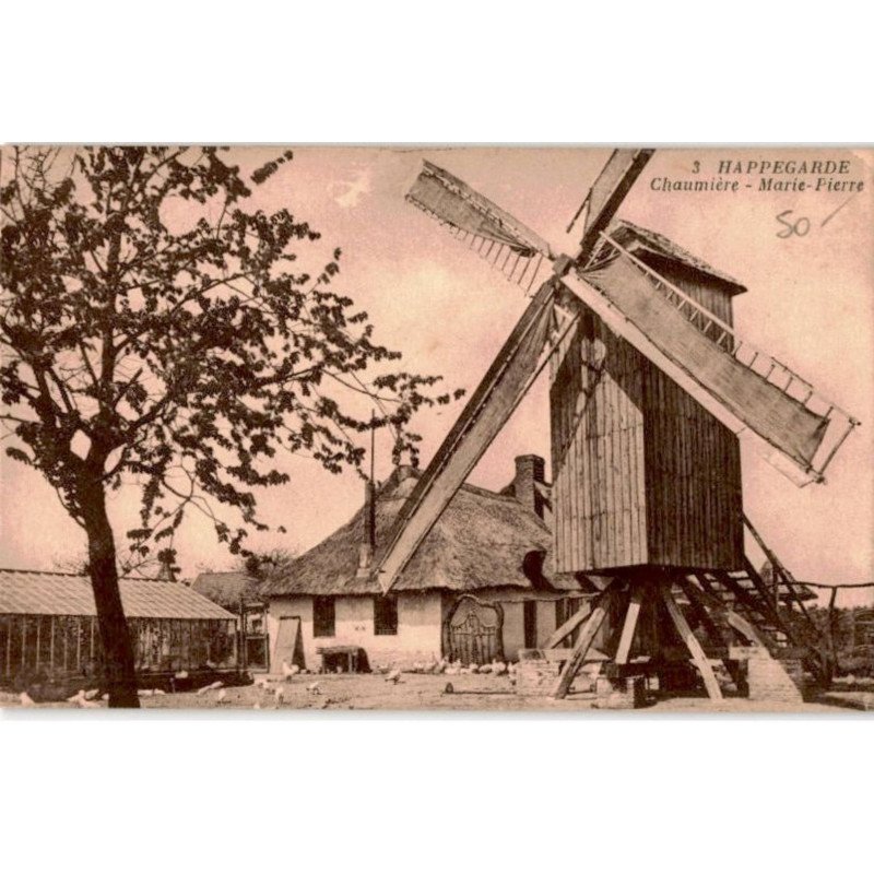 HAPPEGARDE: chaumière, marie-pierre, moulin - très bon état