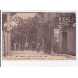 LA PANOUSE: grand bar et épicerie deneri, jardins tonnelles, jeu de boules, goûters champêtres - très bon état