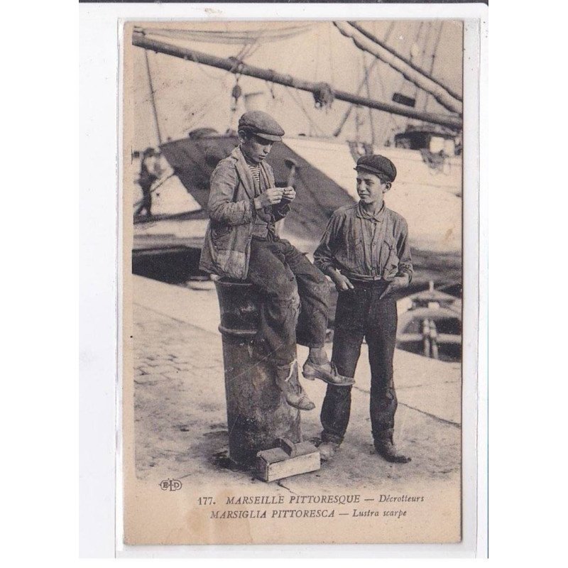 MARSEILLE: décrotteurs - très bon état