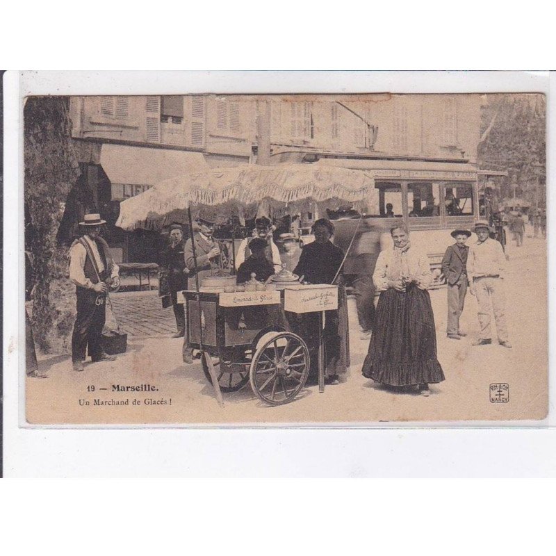 MARSEILLE: un marchand de glacés! - état