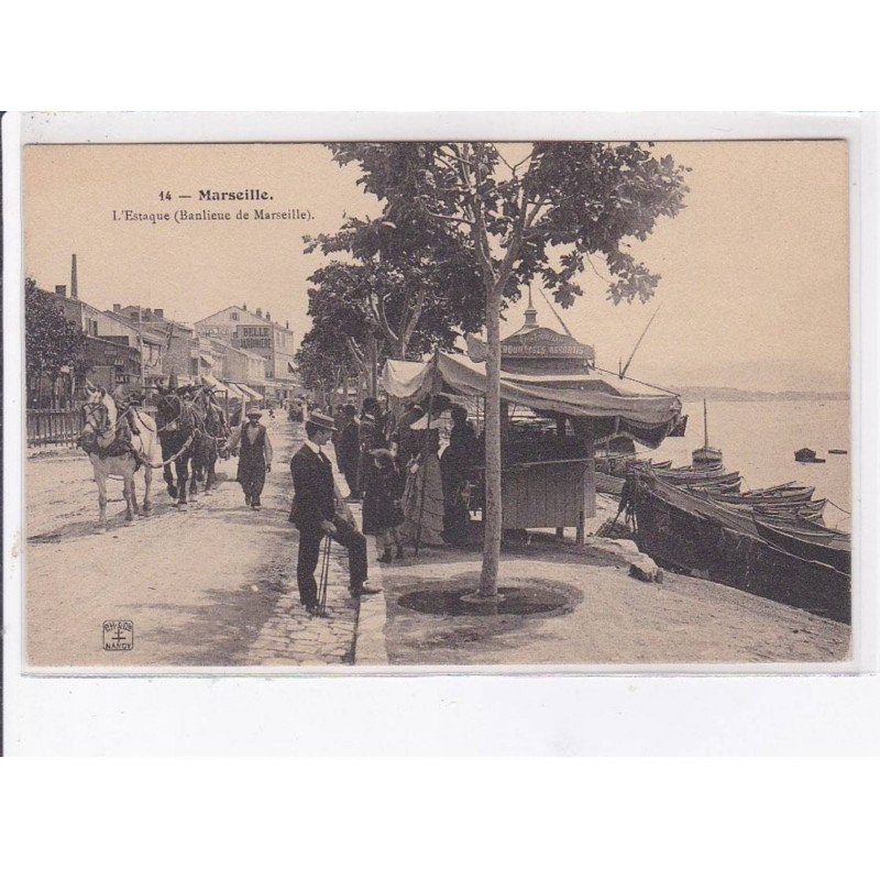 MARSEILLE: l'estaque (banlieu de marseille) - très bon état