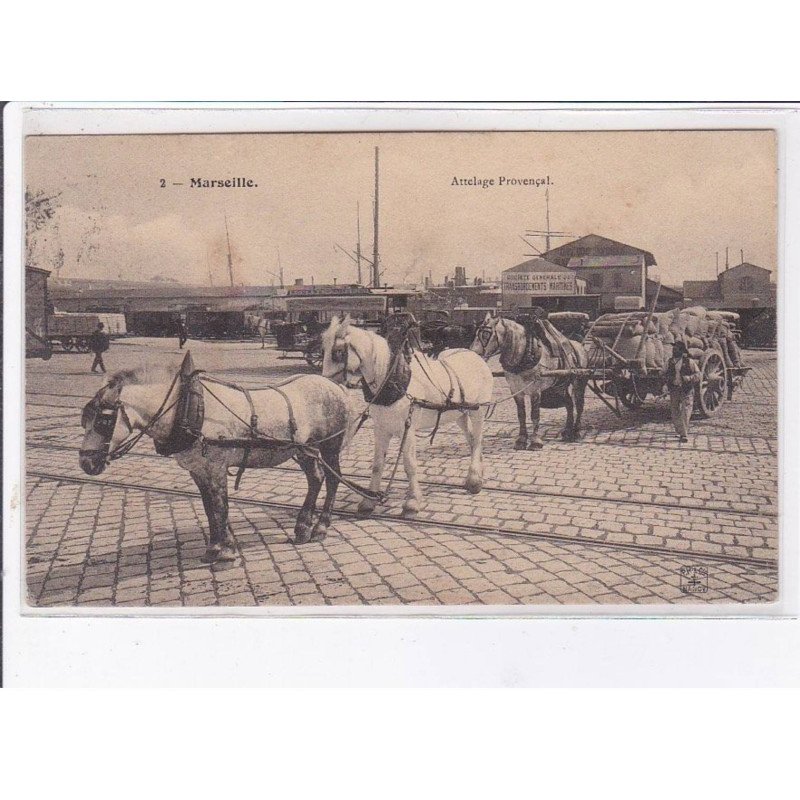 MARSEILLE: attelage provençal - très bon état