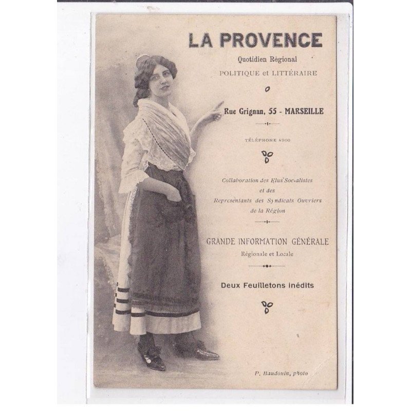 MARSEILLE: la provence quotidien régional politique et littéraire - état
