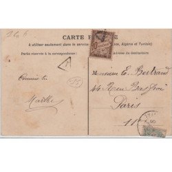 MASSIAC : le Café du Globe Noël ANJOLRAS (chapellerie Moderne) vers 1910 - très bon état