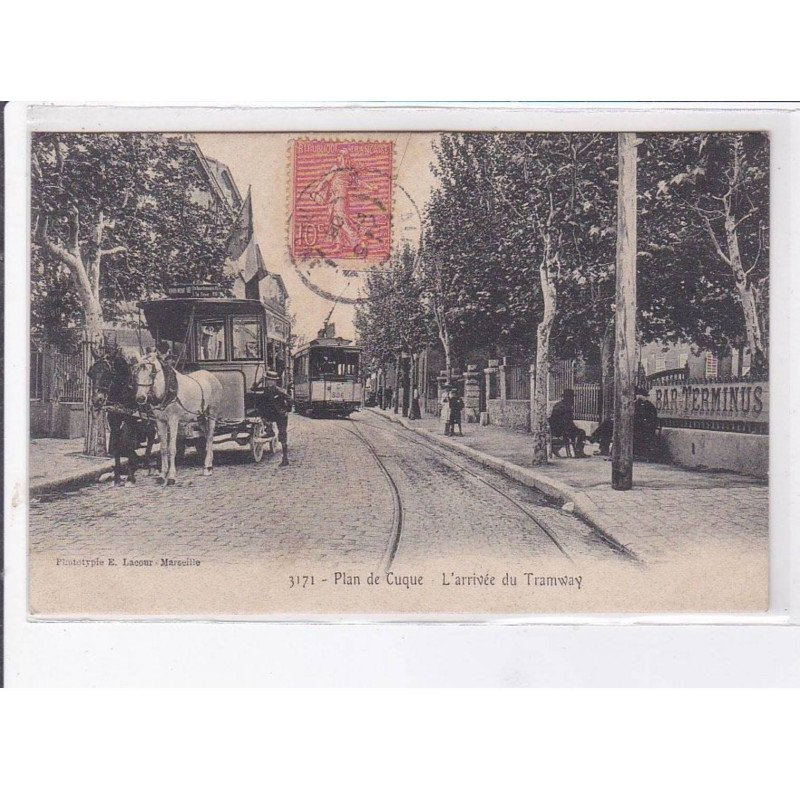 MARSEILLE: plan de cuque, l'arrivée du tramway - très bon état