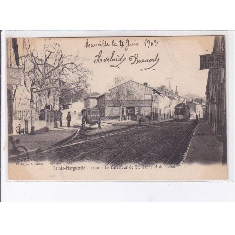 SAINTE-MARGUERITE: le carrefour de saint-tronc et du cabot - très bon état