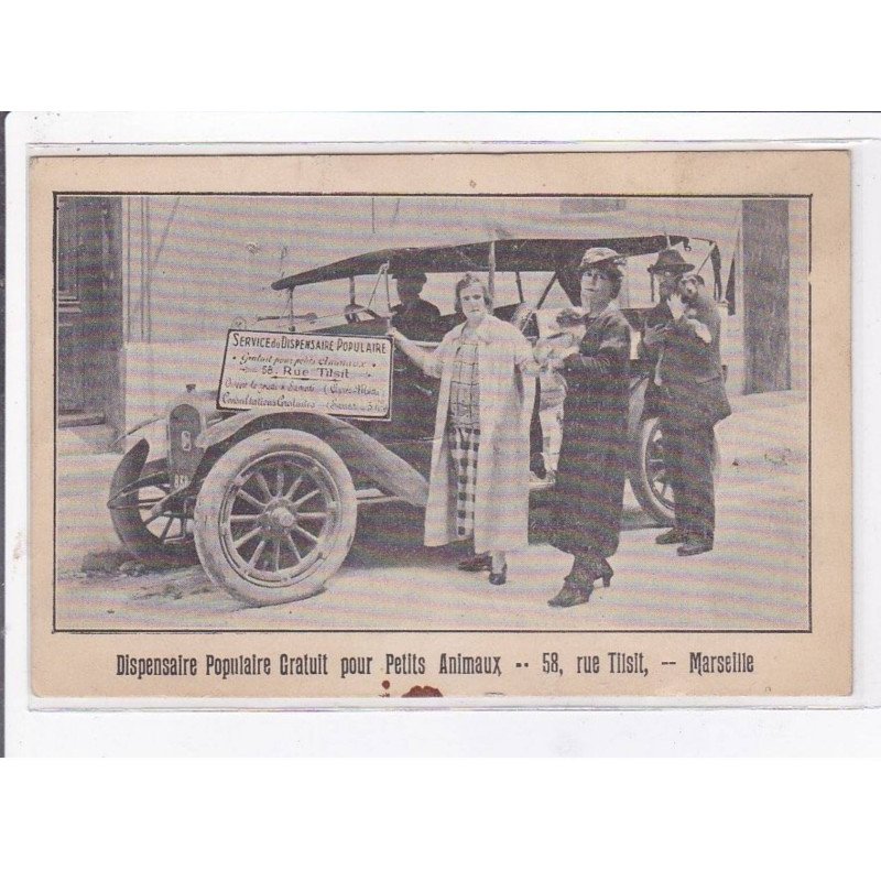 MARSEILLE: dispensaire populaire gratuit pour petits animaux, voiture - très bon état