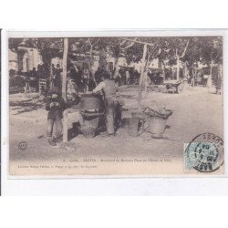 BASTIA: marchand de marrons place de l'hôtel de ville - très bon état