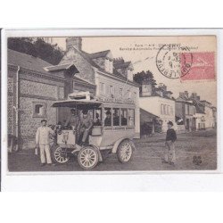 QUILLEBEUF: service automobile pont audemer, compagnie des messageries - très bon état