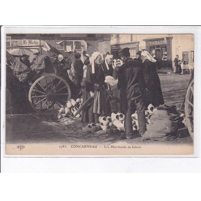 CONCARNEAU: les marchands de sabots, le deley - très bon état