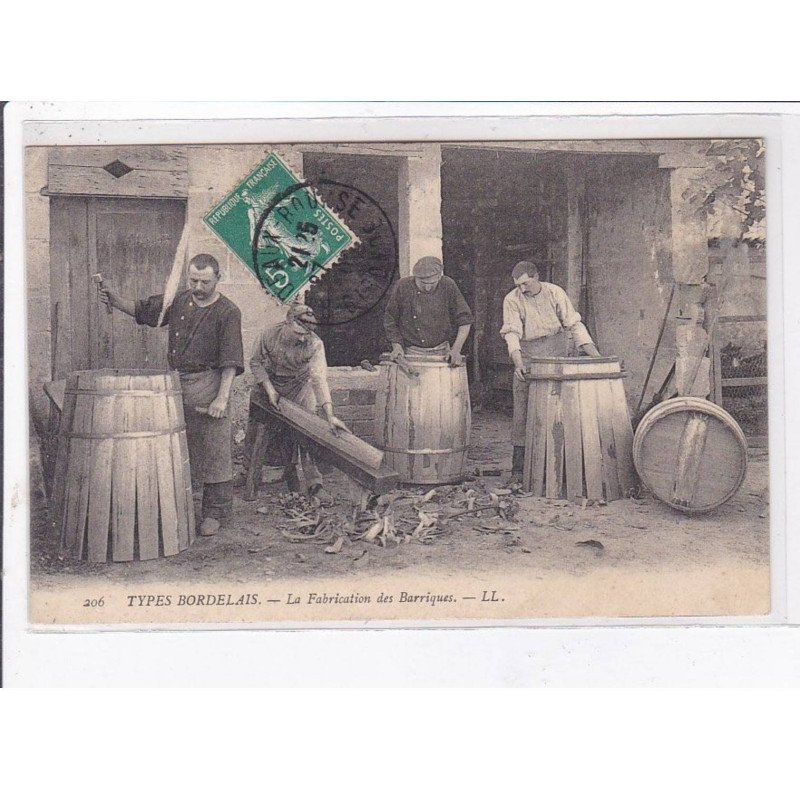 BORDEAUX: la fabrication des barriques - très bon état