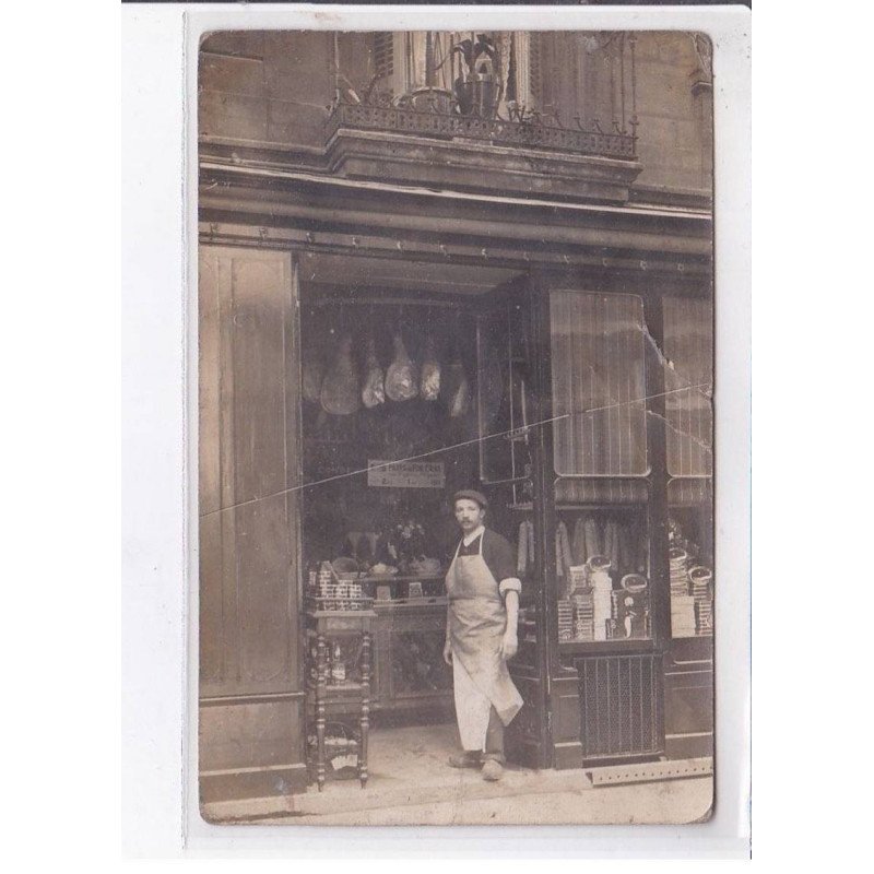 BORDEAUX(?): commerce boucherie, charcuterie - état