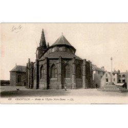 GRANVILLE: abside de l'église notre-dame - très bon état