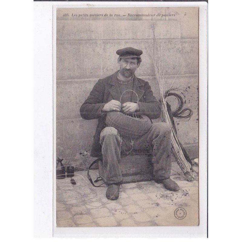 TOURS: les petit métiers de la rue, raccommodeur de paniers - très bon état