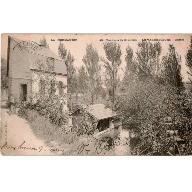 GRANVILLE: le val-ès-fluers entrée - très bon état