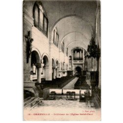 GRANVILLE: intérieur de l'église saint-paul - état
