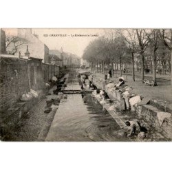 GRANVILLE: la rivière et le lavoir -  état