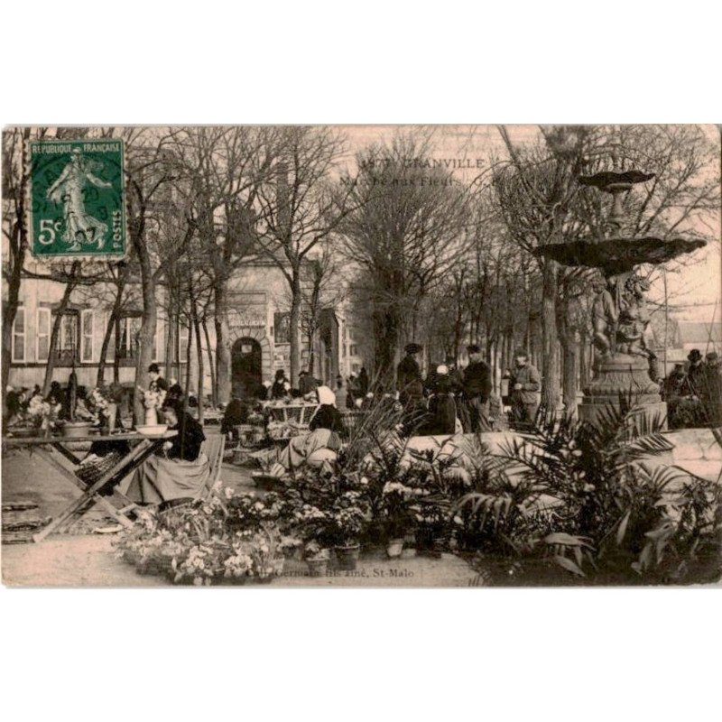 GRANVILLE: marché aux fleurs - état