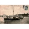 GRANVILLE: départ du bateau de jersey laura - très bon état