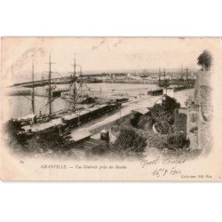 GRANVILLE: vue générale prise des bassins - très bon état