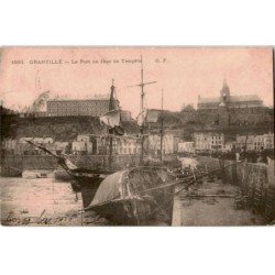 GRANVILLE: le port un jour de tempête - très bon état