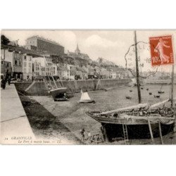 GRANVILLE: le port à marée basse - très bon état