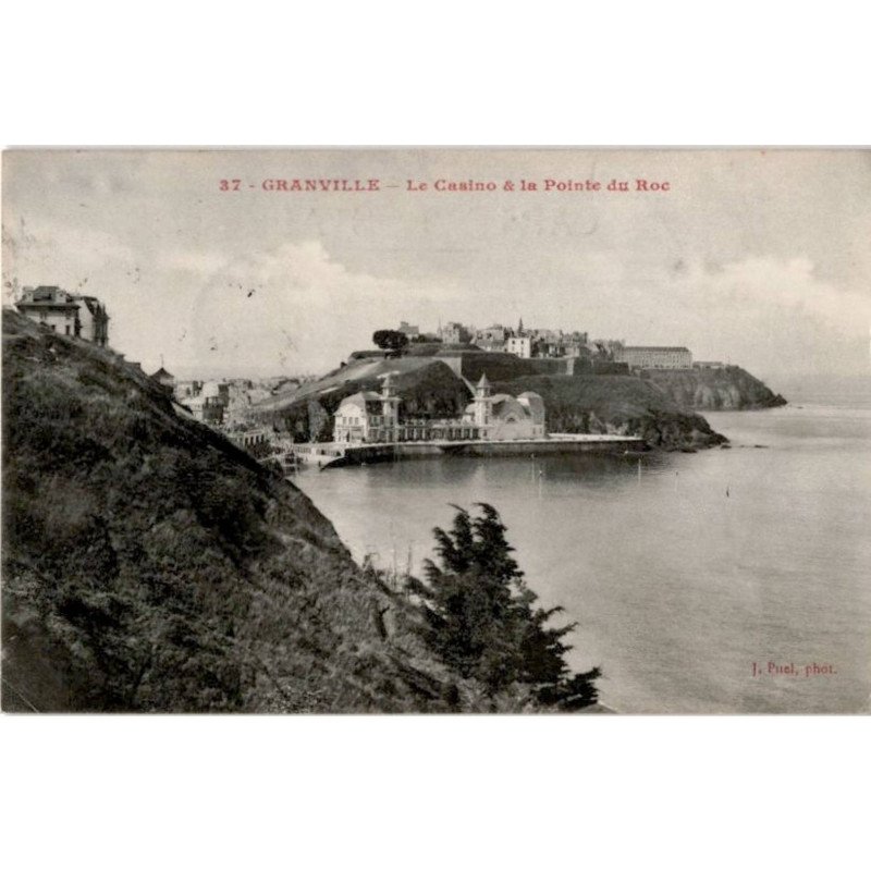 GRANVILLE: le casino et la pointe du roc - très bon état
