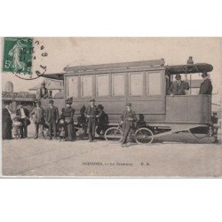 AISNE : SOISSONS : le tramway vers 1910 - bon état (un coin plié)