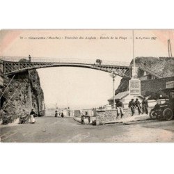 GRANVILLE: la tranchée aux anglais, entrée de la plage - très bon état