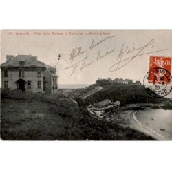 GRANVILLE: villas de la falaise, le casino et le moulin à vent -  état