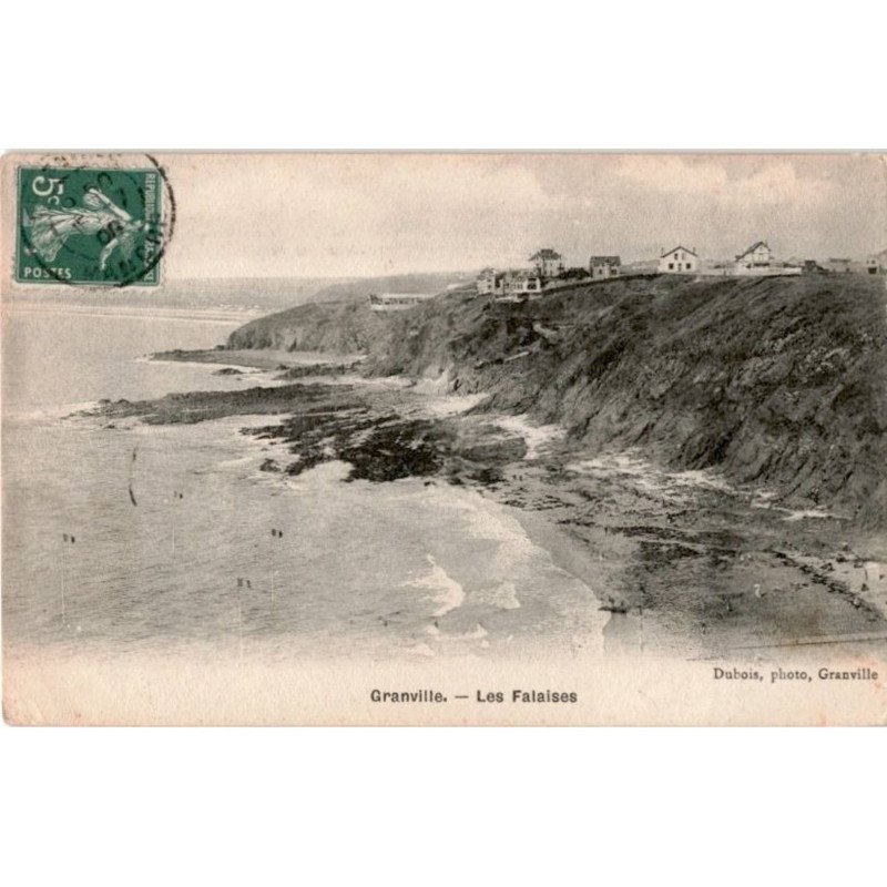 GRANVILLE: les falaises - état