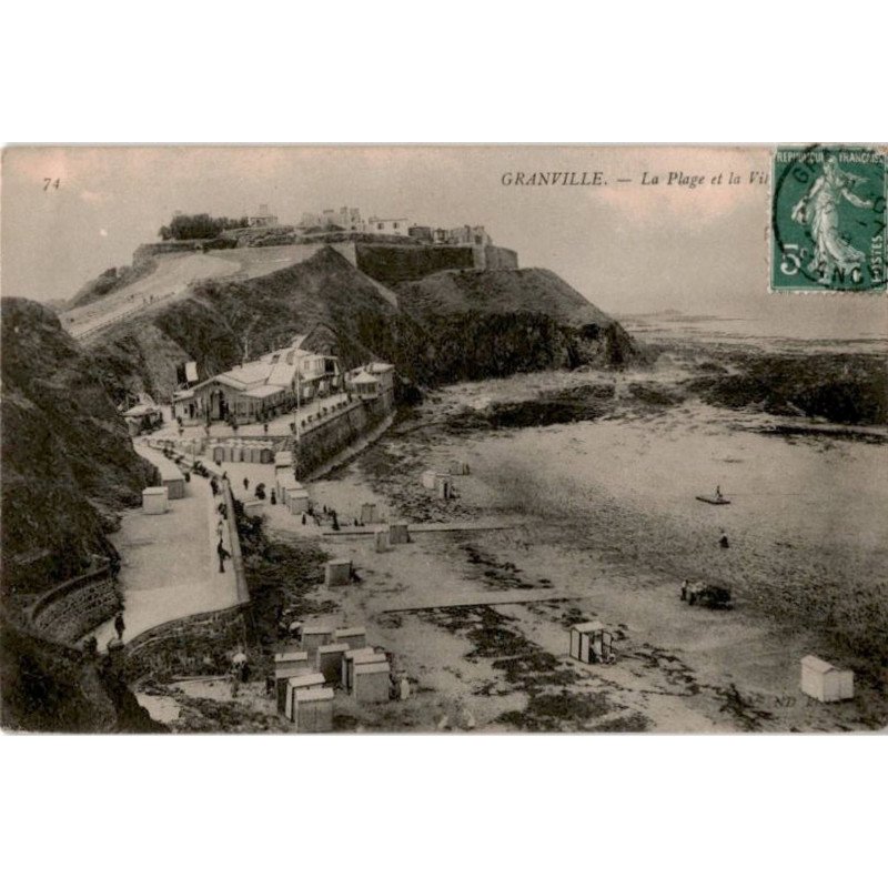 GRANVILLE: la plage et la ville - très bon état