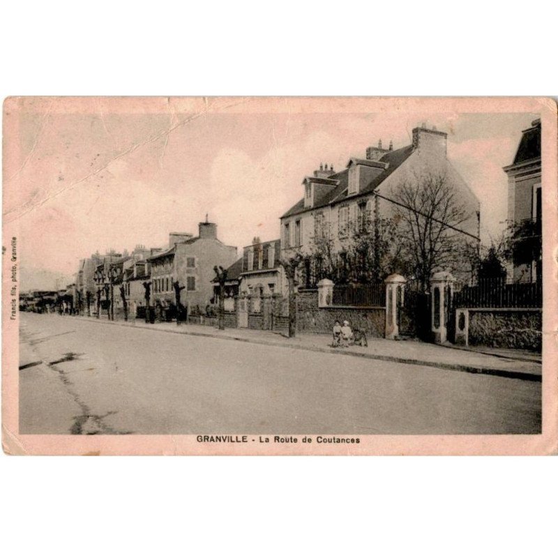 GRANVILLE: la route de coutances - état