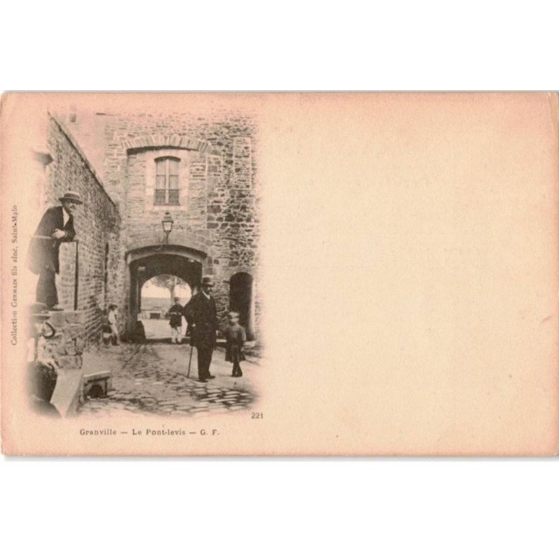 GRANVILLE: le pont-levis - état