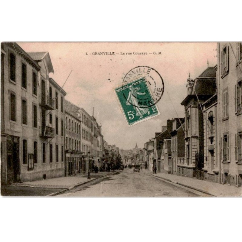 GRANVILLE: la rue couraye - très bon état