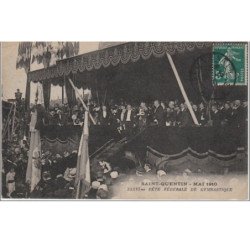 AISNE : SAINT QUENTIN : souvenir du Congrès de gymnastique de 1910 - très bon état