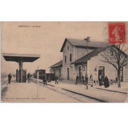 GEMOZAC : la gare vers 1910 - très bon état