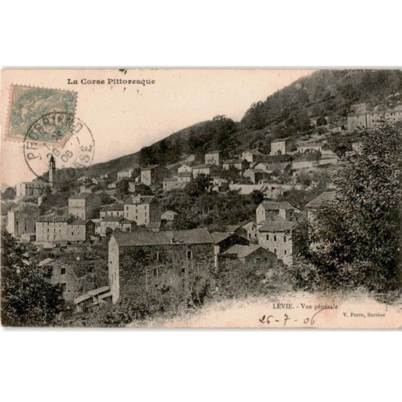 CORSE: lévie, vue générale - très bon état