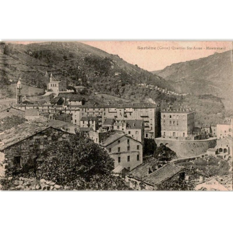 CORSE: sartène, quartier sainte-anne, monteynard - très bon état