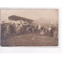Environ de Lormaison - Carte photo - "Bois Brasseur" - Aviateur Daucourt - Fêtes de Pâques en 1911 - très bon état