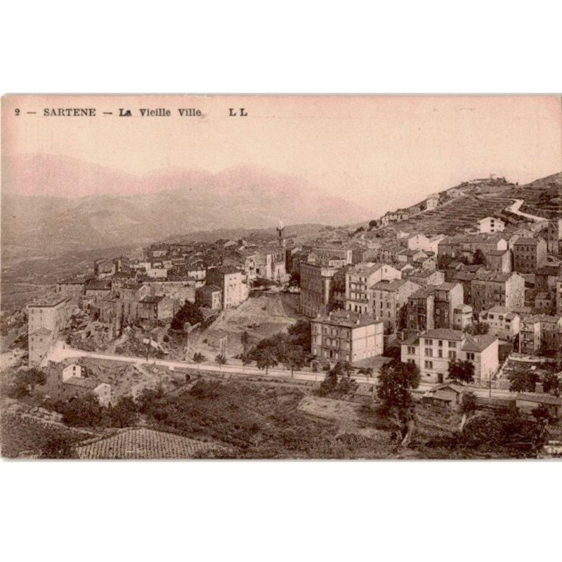 CORSE: sartène, la vieille ville - très bon état