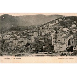 CORSE: sartène, vue générale - très bon état