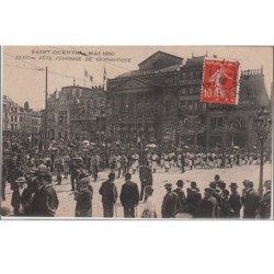 AISNE : SAINT QUENTIN : souvenir du Congrès de gymnastique de 1910 - très bon état