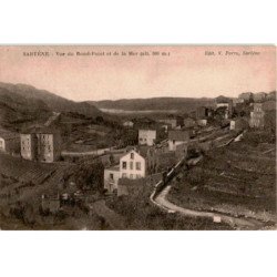 CORSE: sartène, vue du ront-pont et de la mer - très bon état