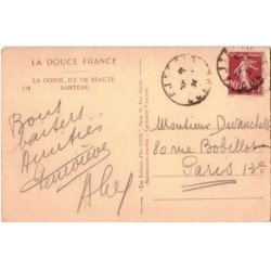 CORSE: sartène, vue générale - très bon état